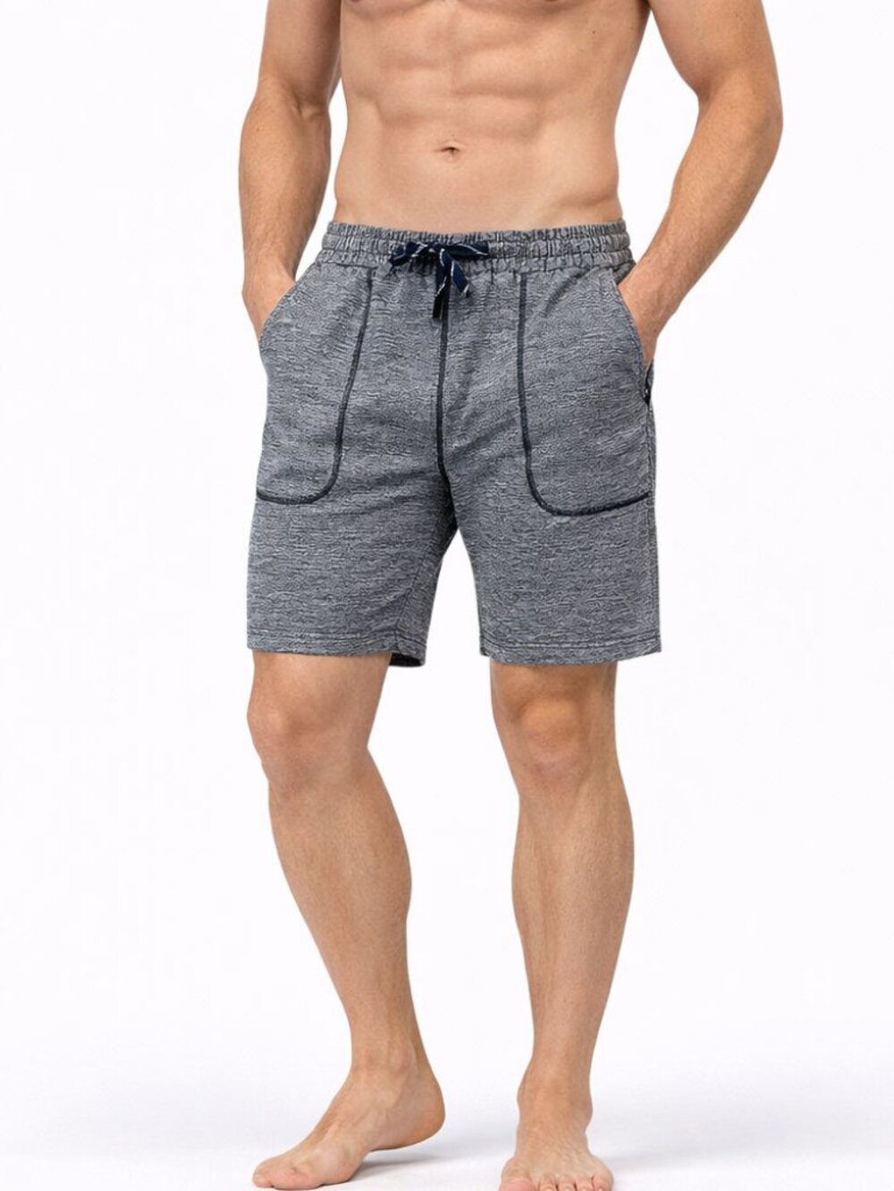 Johnnie-O Men’s Gray Drawstring Lounge Shorts - Size Medium - EUC